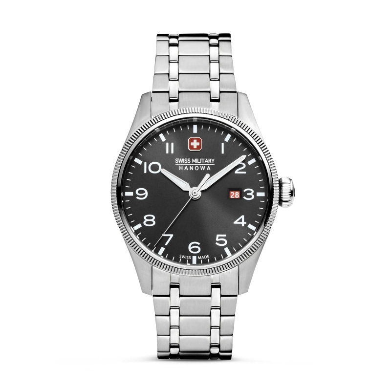 Swiss Military Hanowa Quarzuhr Quarzuhr Thunderbolt silber