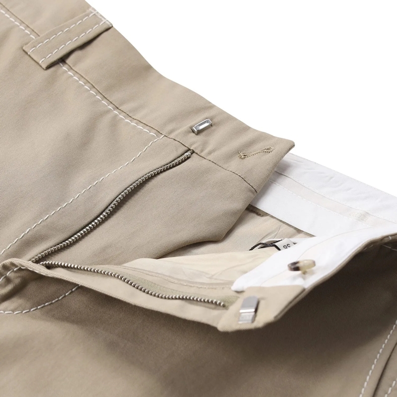 AMI Paris Maxirok Midirock aus Baumwolle braun(Image 4)