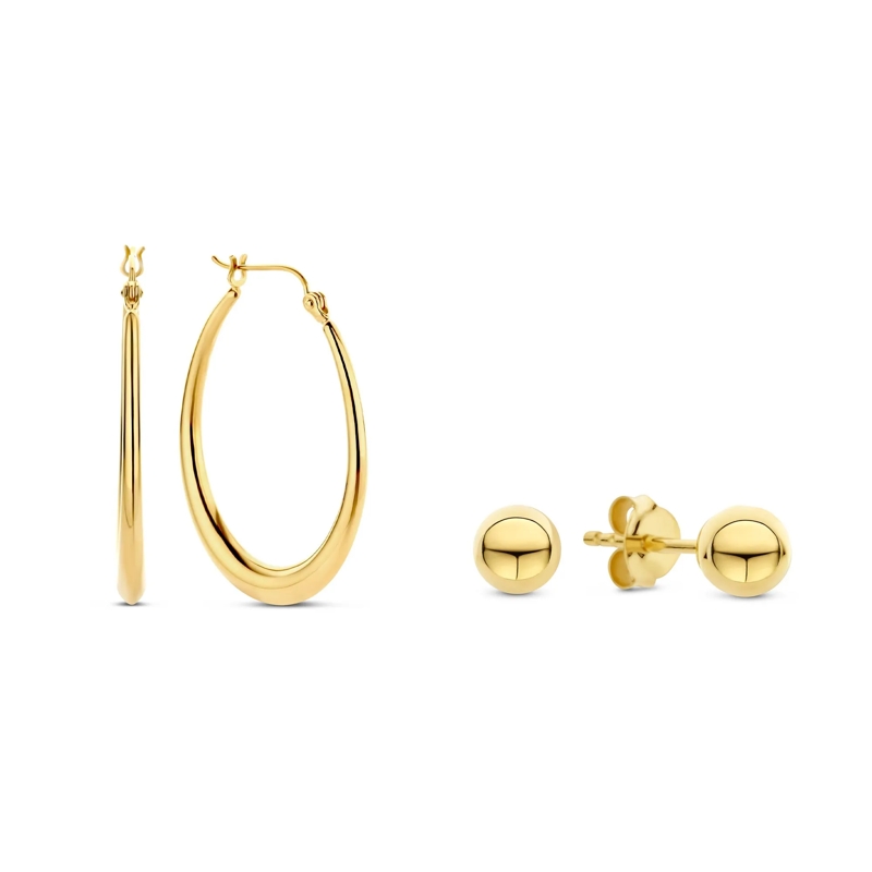 Parte Di Me Créoles Sorprendimi Geschenkset Gold