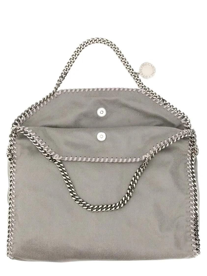 Stella Mccartney Shoppers & Totes Falabella Fold Over Bag in grijs