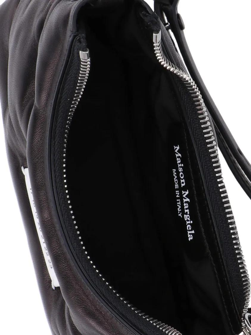 Maison Margiela Hobo bags Micro 'Glam Slam' Hobo Bag – Black in zwart
