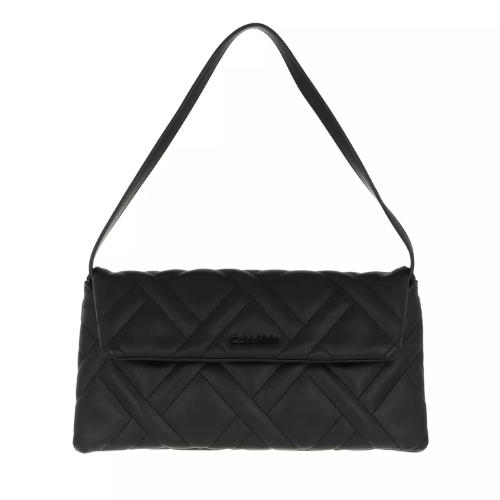 Calvin Klein CK Quilt Clutch Medium CK Black Clutch