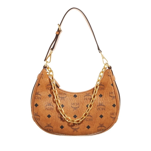 MCM Hobo Bag Aren Vi Hobo Sml Co, One Size Cognac