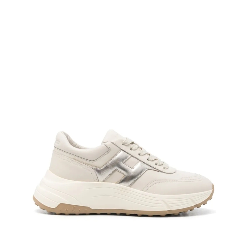 Hogan Lage-top sneaker Sole Sneakers With Metallic Accents Neutrals