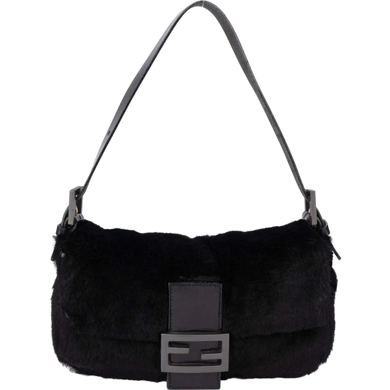 Fendi Schultertasche Fendi Limited Fur Baguette Handbag mehrfarbig