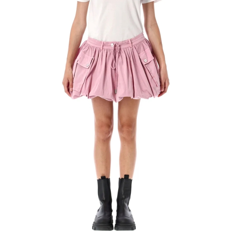 GANNI Minirock Mini Bubble Skirt Pink