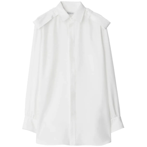 Burberry Chemises Crisp White Cotton Shirt White