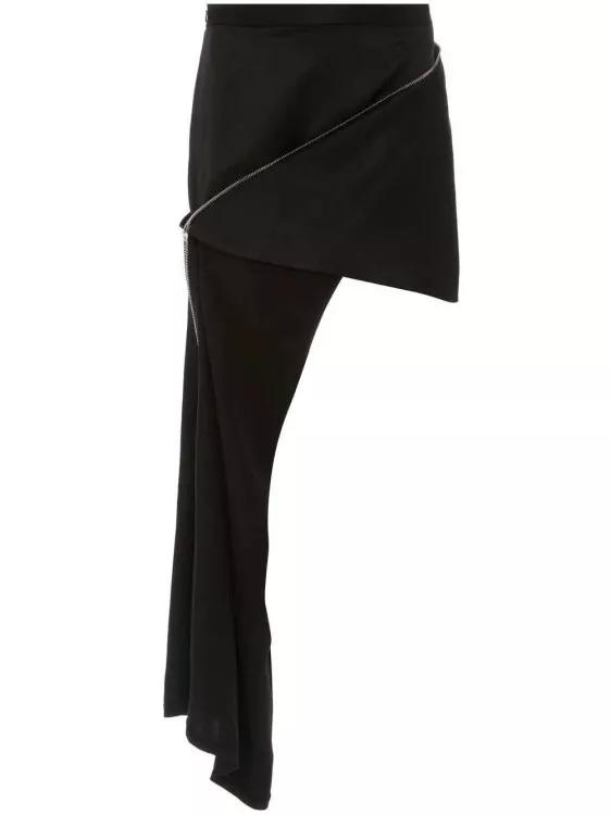 Thumbnail - J.W.Anderson - Zip-Detail Mini Skirt - Größe 8 - schwarz