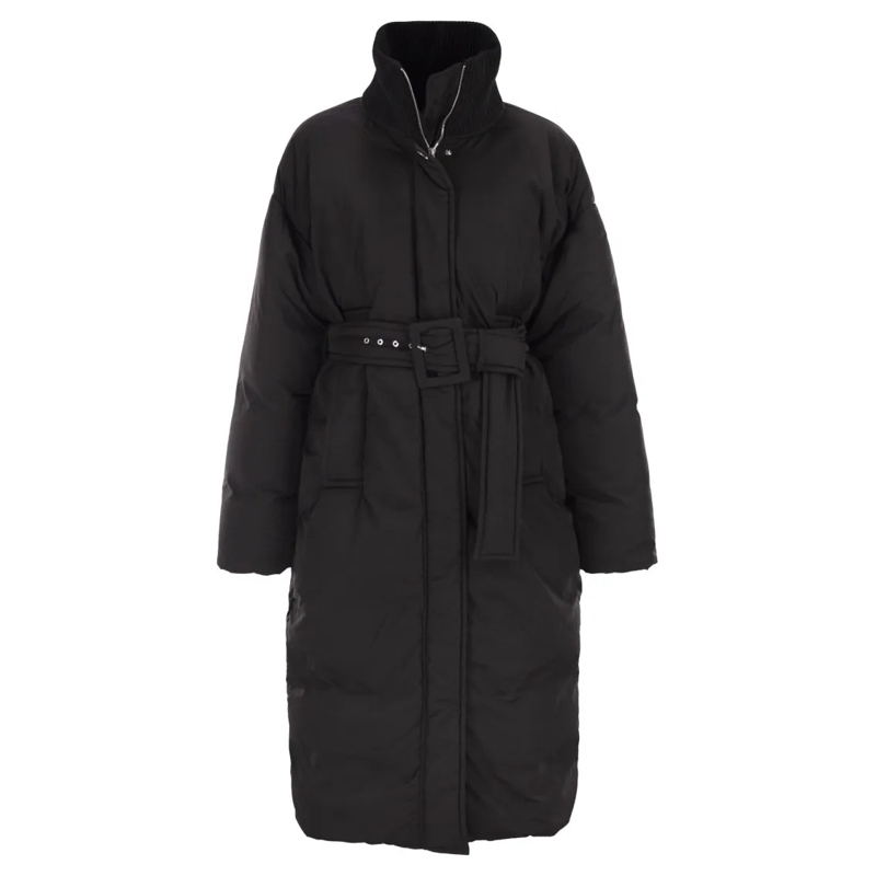 Sportmax  Casarsa - Long Water-Repellent Down Jacket Black
