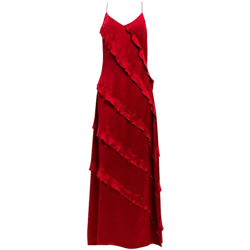 Twin-Set Midirock Dress Red rot