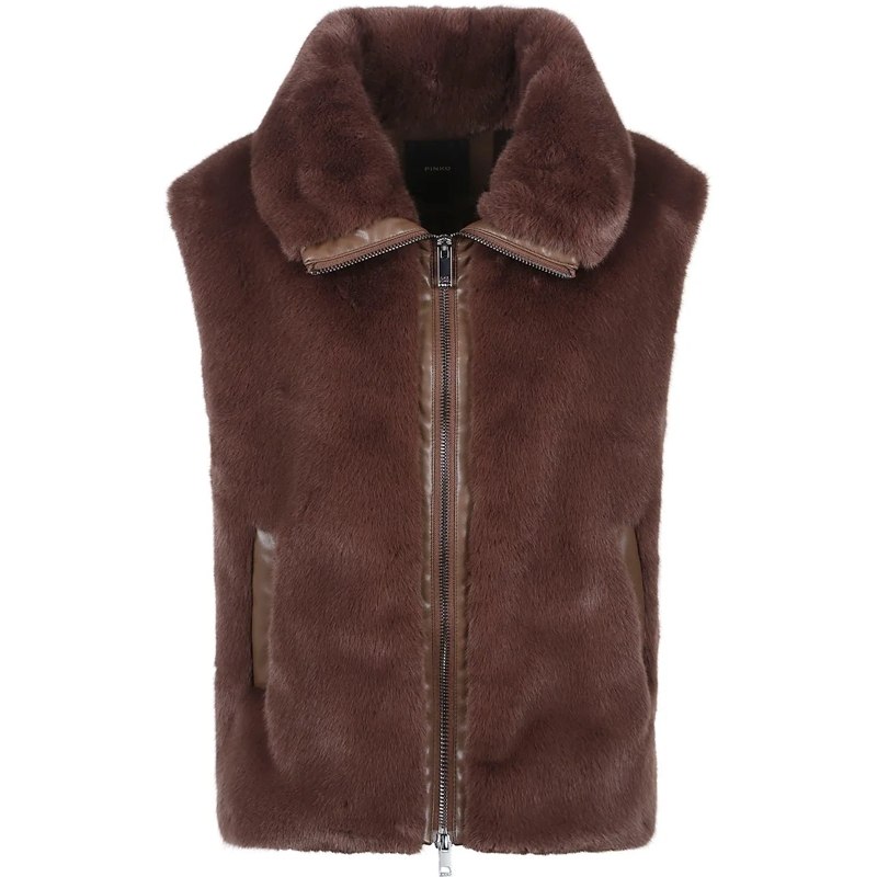 Pinko Veste de transition Deyn Vest Brown braun