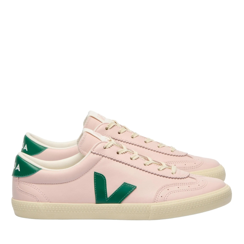 Veja Lage-top sneaker Volley Petale Golf Calcaire