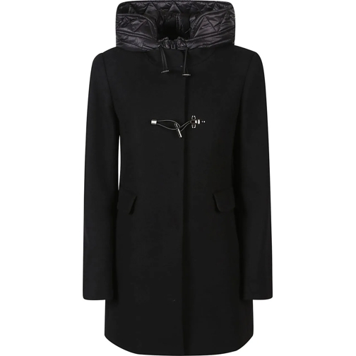 Fay Sommerjacken Double Front Toggle Coat Black schwarz