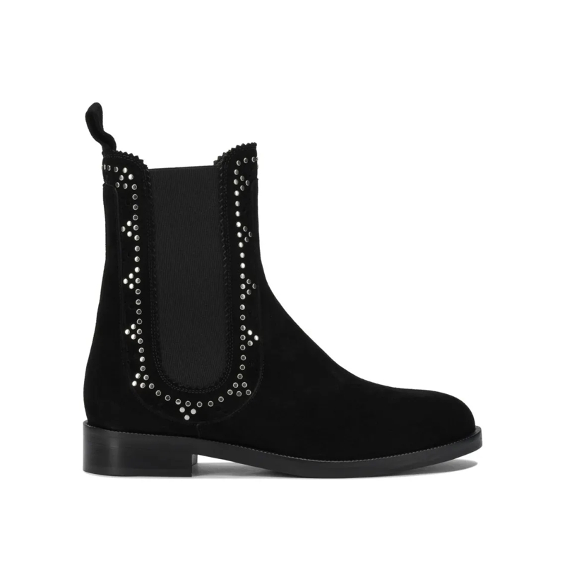 Aquazzura Stiefel "Skye 20 Mm" Ankle Boots Black