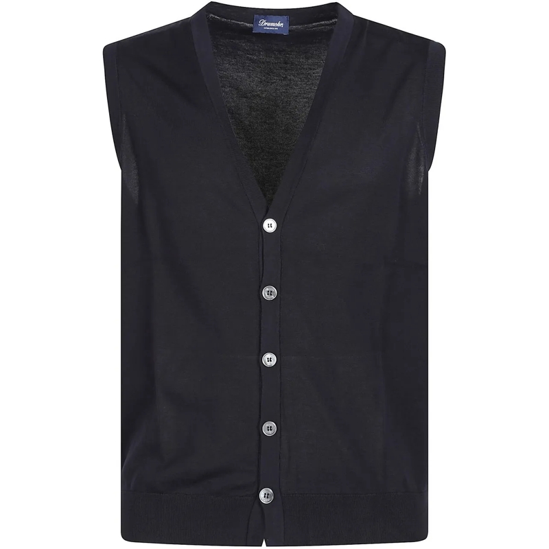 Drumohr Weste Vest Blue blau