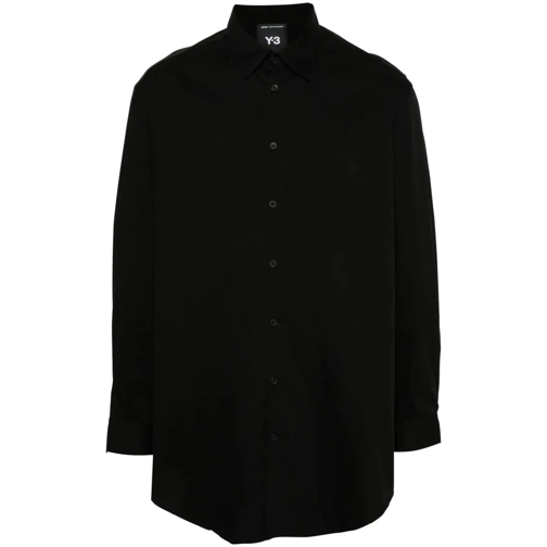 Y-3 Black X Adidas Gfx Shirt Black Camicie