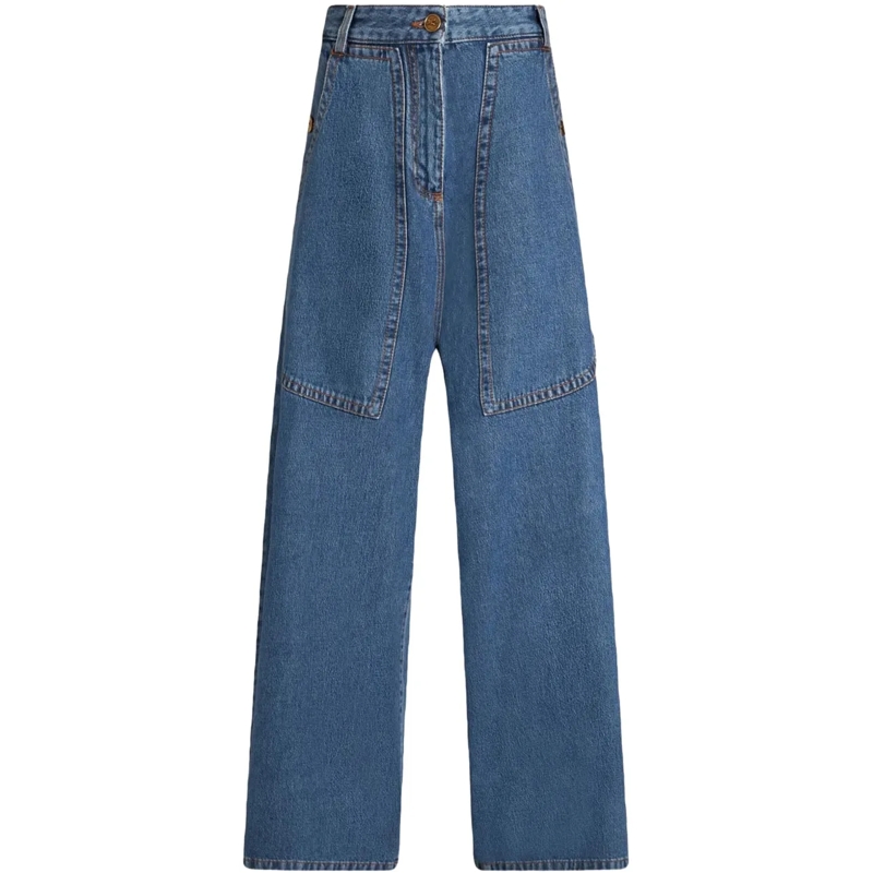 Etro Jeans mit geradem Bein denim jeans divers mehrfarbig
