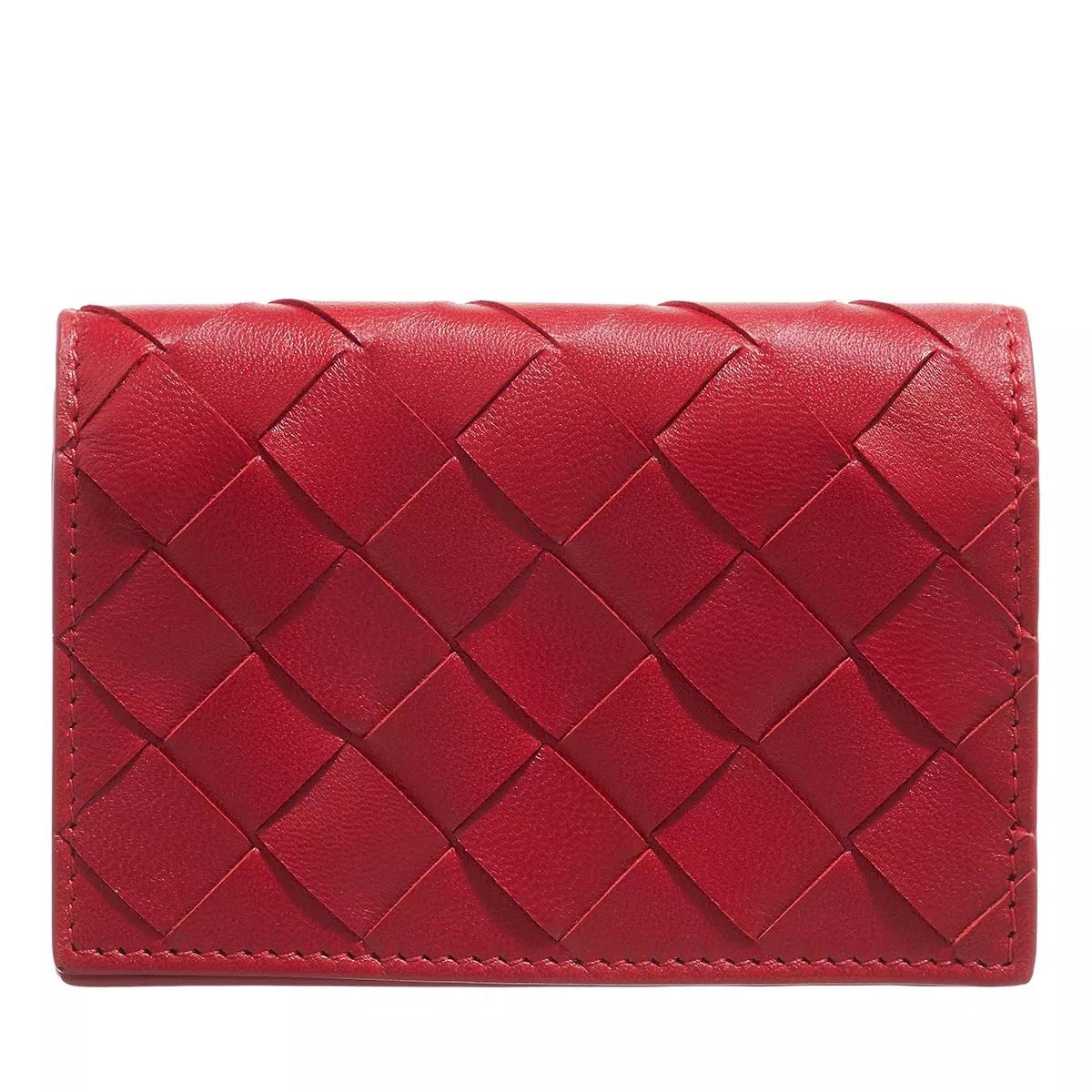 bottega veneta wallet red