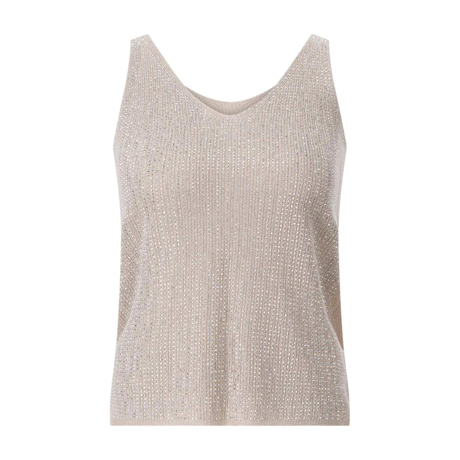 Thumbnail - Joseph Ribkoff - Top mit Strass - Größe L - goldfarben