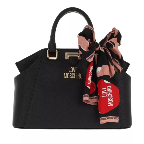 Love Moschino Saffiano Handle Bag Nero Sporta
