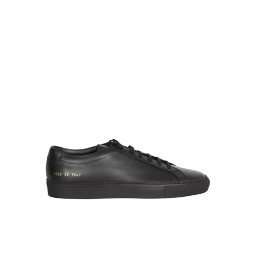 Common Projects Achilles Leather Sneakers Black låg sneaker