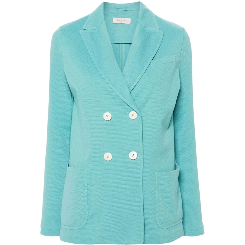 CIRCOLO 1901 Übergangsjacke Jackets Clear Blue blau