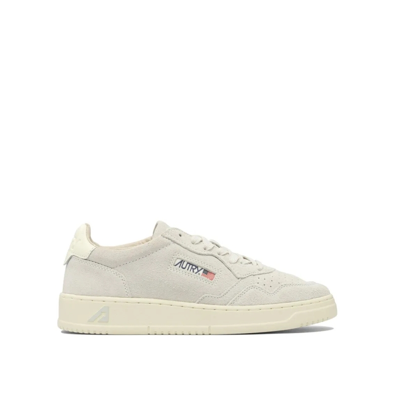Autry International Lage-top sneaker Padded Collar Low-Top Sneakers With Microhole Toe  Neutrals