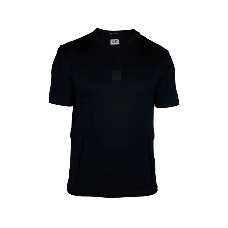 CP Company T-shirt Metropolis Series Navy Blue T-Shirt Black