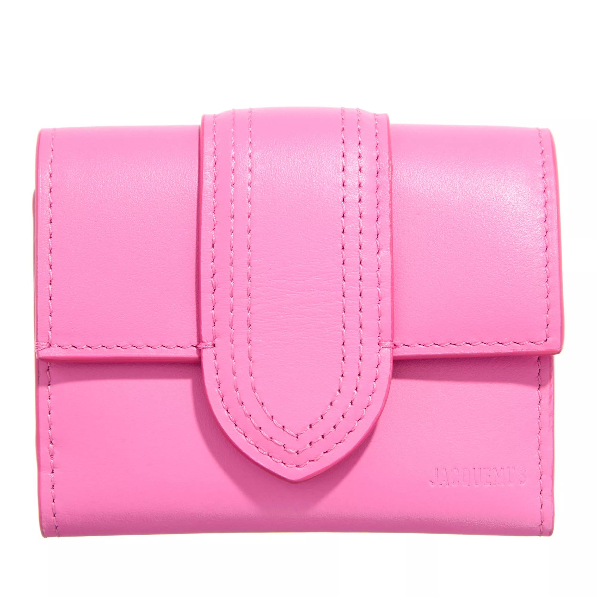 Jacquemus Portemonnaie - Le Compact Bambino - Gr. unisize - in Rosa - für Damen