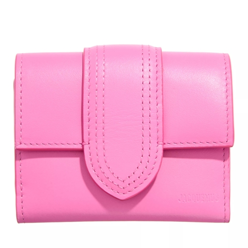 Jacquemus Le Compact Bambino Pink Tvåveckad plånbok