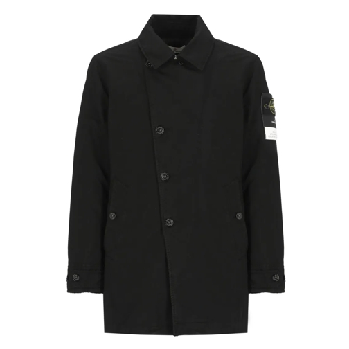 Stone Island Veste de transition Padded Long Jacket Black