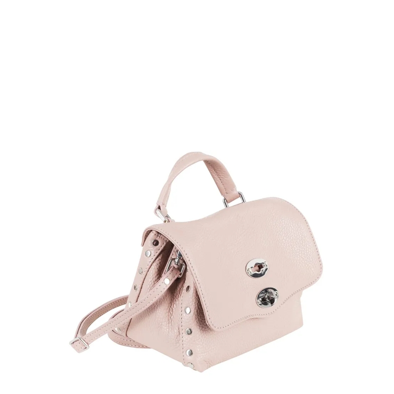 Zanellato Schultertasche Structured Textured Leather Shoulder Bag With Remo Neutrals