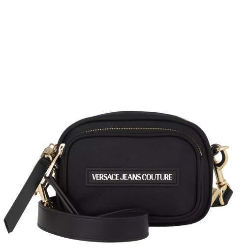 Versace Jeans Couture Logo Crossbody Bag Black Crossbodytas