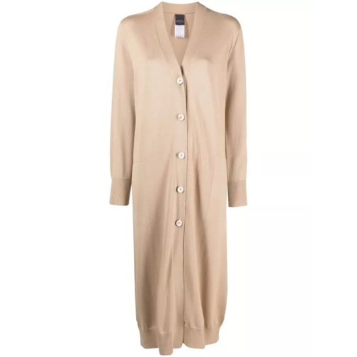 Lorena Antoniazzi Beige Fine-Knit Cardigan Neutrals 