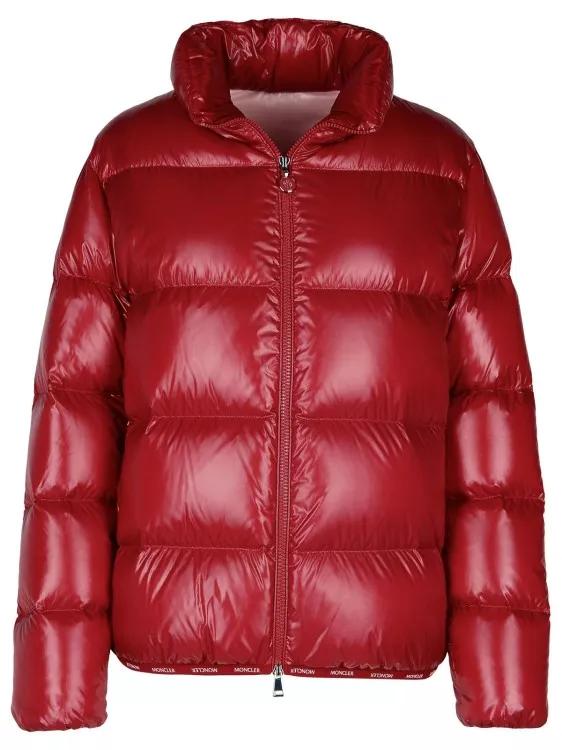 Moncler - Abbadia%27 Red Polyester Blend Down Jacket - Größe 2 - rot