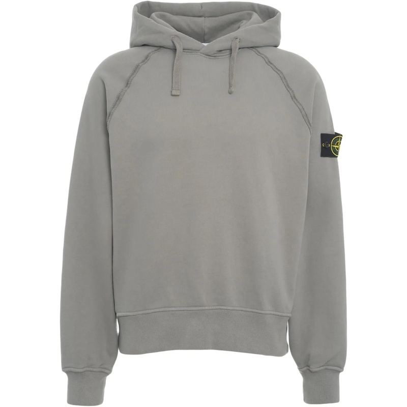 Stone Island  Hoodie with logo grau