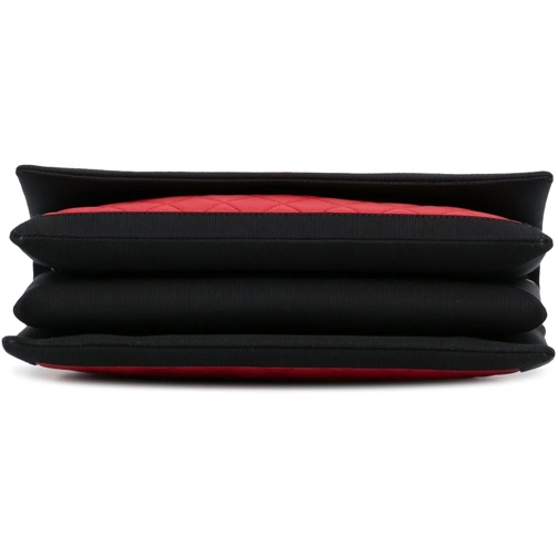 Chanel Sac à bandoulière 2015-2016 Medium Quilted Lambskin Grosgrain Two To rot (Image 25)