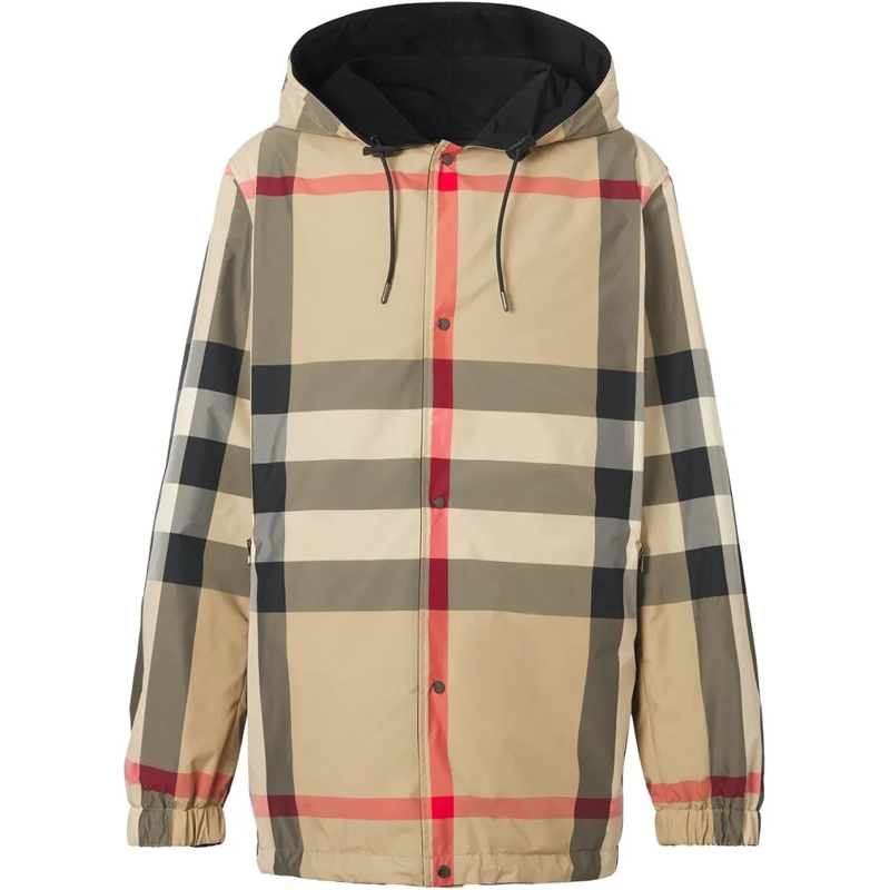 Burberry  Classic Check Pattern Casual Jacket Neutrals