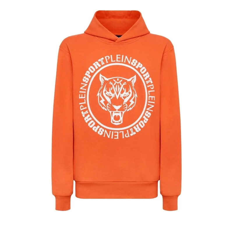 Plein Sport Sweatshirt Hoodie Carbon Tiger orange