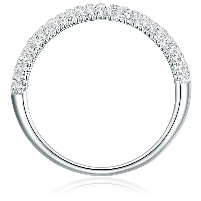 Trilani Ring Sterling Silber Ring Zirkonia silber(Image 3)