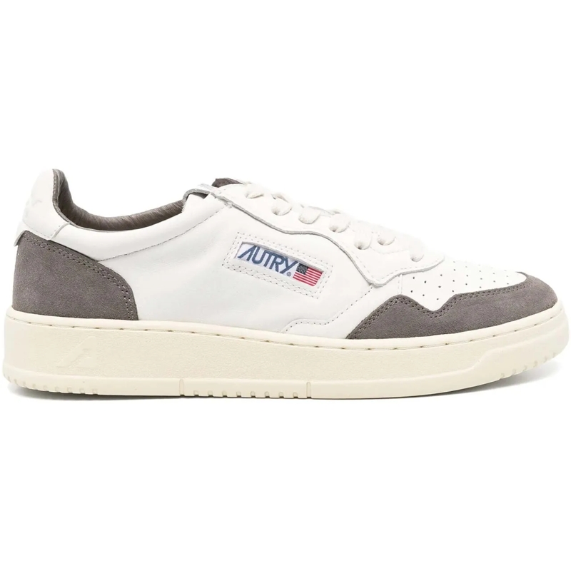 Autry International Lage-top sneaker Low-Top Sneakers In Smooth Goat Leather White