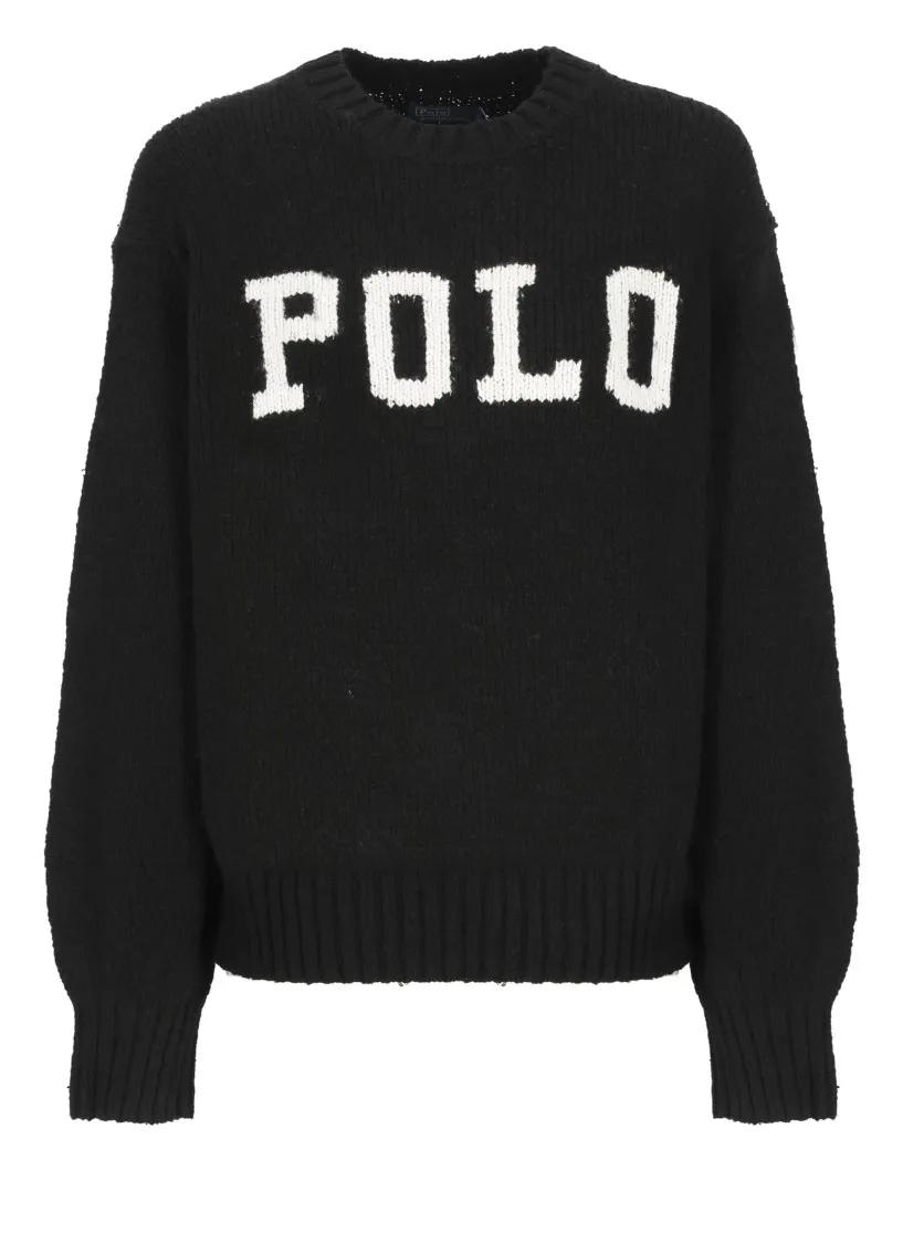 Polo Ralph Lauren - Sweater With Logo - Größe M - schwarz