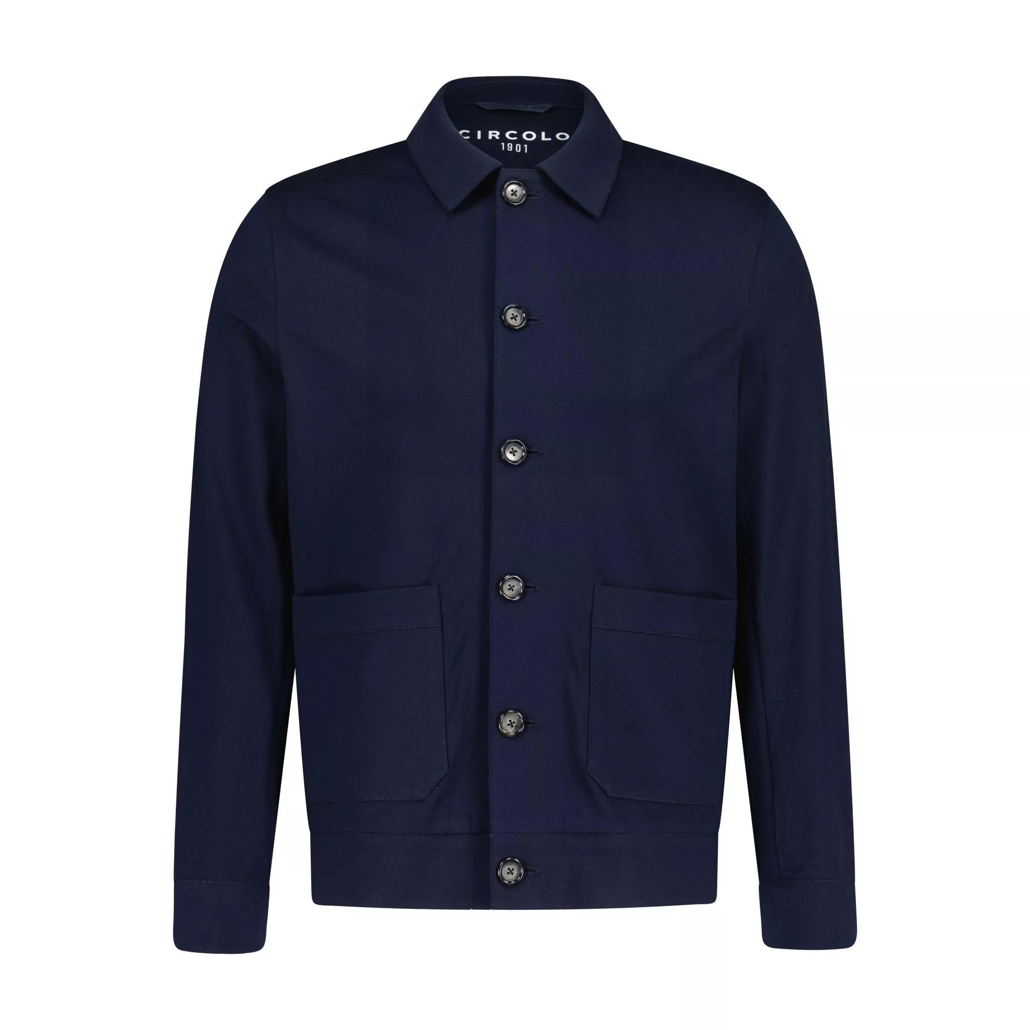 CIRCOLO 1901 - Overshirt aus Baumwolle 47702393586010 - Größe 48 - dark blue