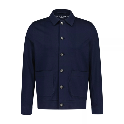 CIRCOLO 1901 Overshirt aus Baumwolle 47702393586010 Dunkelblau 