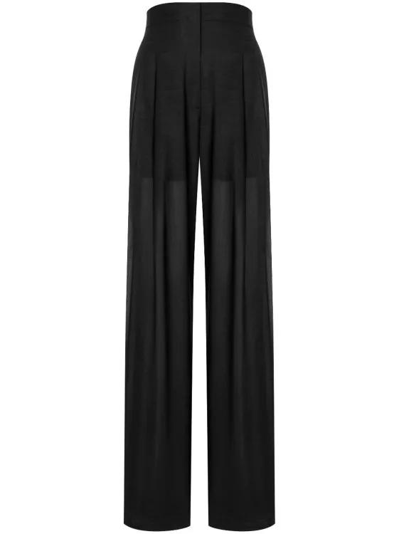 Philosophy Di Lorenzo Serafini - Semi-Sheer Pants - Größe 42 - black