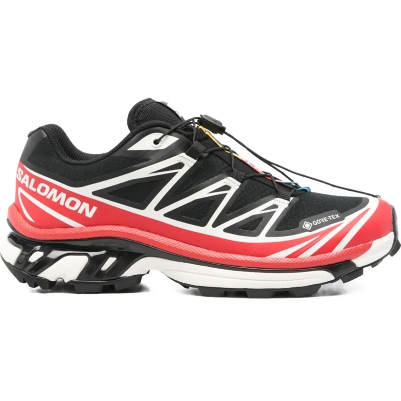 Salomon Low-Top-Sneaker Xt-6 Gtx Black/flame Scarlet/vanilla Ice schwarz