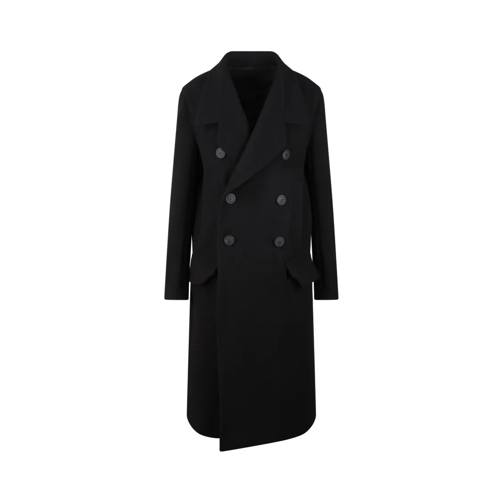 Rick Owens Trenchcoat Officer Coat Black