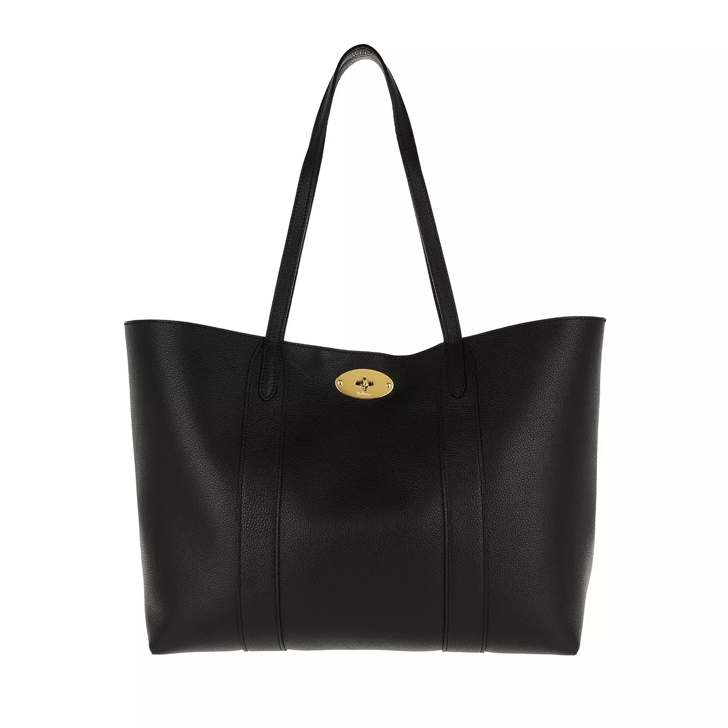 Mulberry Bayswater Tote Small Classic Grain Black Shopper