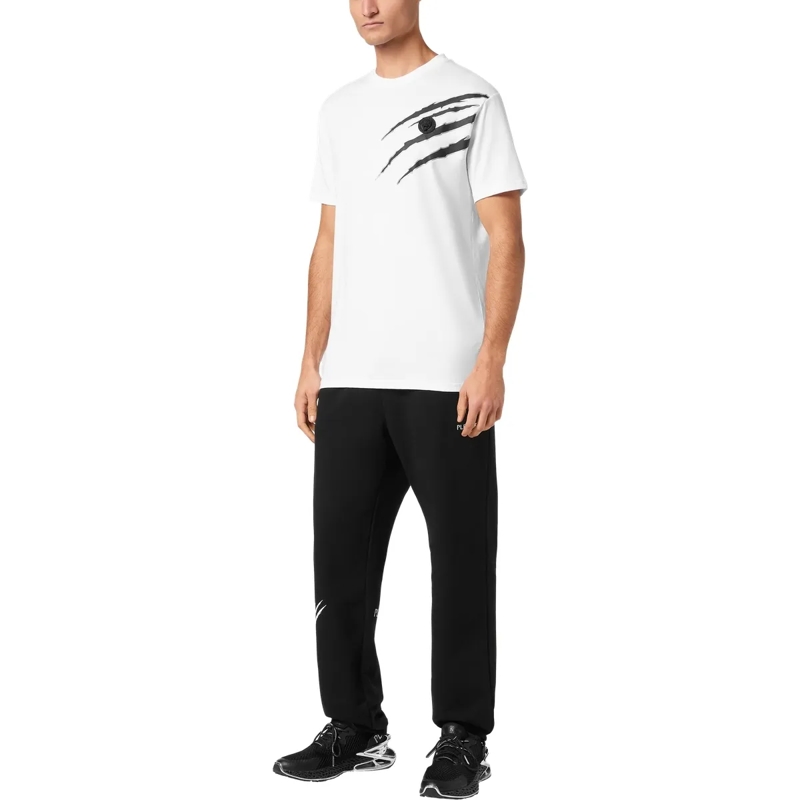 Plein Sport T-Shirt T-Shirt Scratch weiss(Image 3)