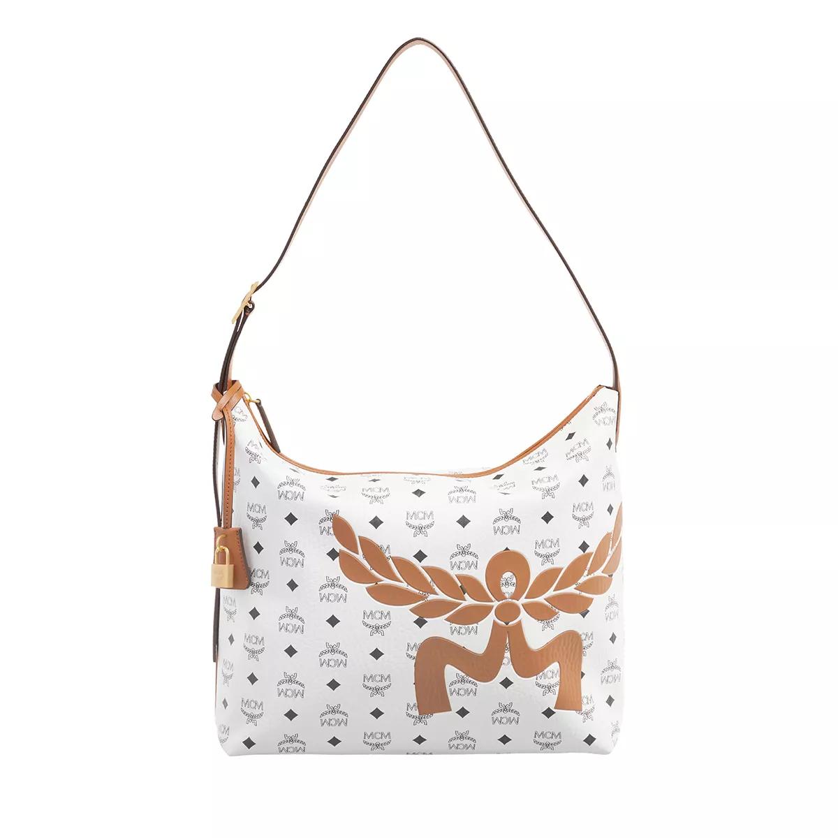 MCM Hobo Bag - Aren Mega Lrl Vi Hobo Large - Gr. unisize - in Weiß - für Damen